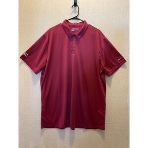 Nike Polo Men's XXL Burgandy
